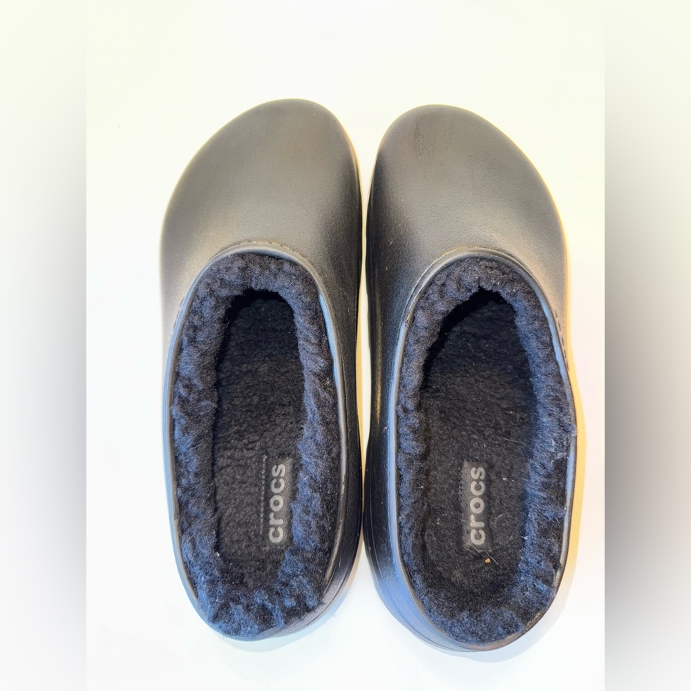 Crocs Fleece Lined Solid Front Solid Front Mens S… - image 5